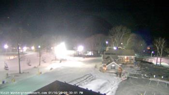 Weather camera view of Wintergreen Mtn. at 3600 ft. elev..