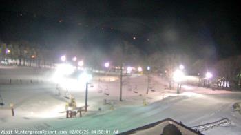 Weather camera view of Wintergreen Mtn. at 3600 ft. elev..