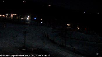 Weather camera view of Wintergreen Mtn. at 3600 ft. elev..