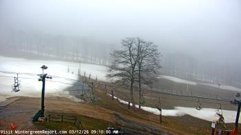 Weather camera view of Wintergreen Mtn. at 3600 ft. elev..