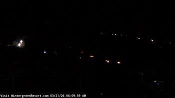 Weather camera view of Wintergreen Mtn. at 3600 ft. elev..
