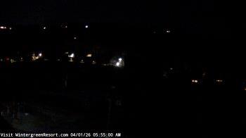 Weather camera view of Wintergreen Mtn. at 3600 ft. elev..