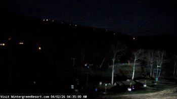Weather camera view of Wintergreen Mtn. at 3600 ft. elev..