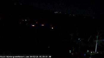 Weather camera view of Wintergreen Mtn. at 3600 ft. elev..
