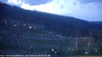 Weather camera view of Wintergreen Mtn. at 3600 ft. elev..