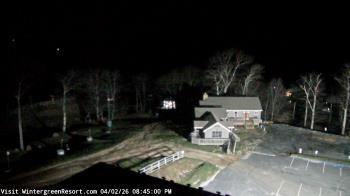 Weather camera view of Wintergreen Mtn. at 3600 ft. elev..