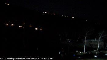 Weather camera view of Wintergreen Mtn. at 3600 ft. elev..