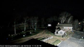 Weather camera view of Wintergreen Mtn. at 3600 ft. elev..