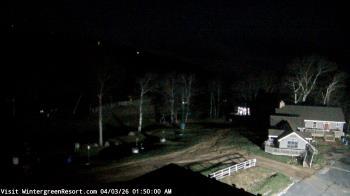 Weather camera view of Wintergreen Mtn. at 3600 ft. elev..