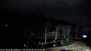 Weather camera view of Wintergreen Mtn. at 3600 ft. elev..