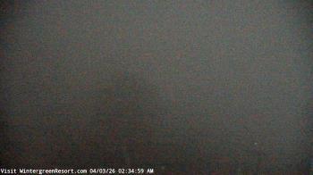 Weather camera view of Wintergreen Mtn. at 3600 ft. elev..