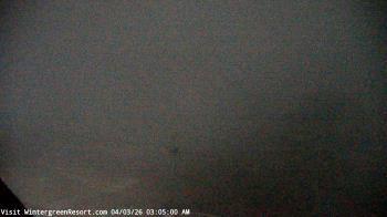 Weather camera view of Wintergreen Mtn. at 3600 ft. elev..