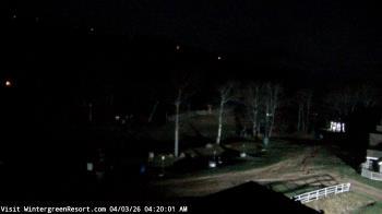 Weather camera view of Wintergreen Mtn. at 3600 ft. elev..