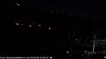 Weather camera view of Wintergreen Mtn. at 3600 ft. elev..