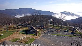 Weather camera view of Wintergreen Mtn. at 3600 ft. elev..