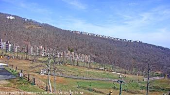 Weather camera view of Wintergreen Mtn. at 3600 ft. elev..