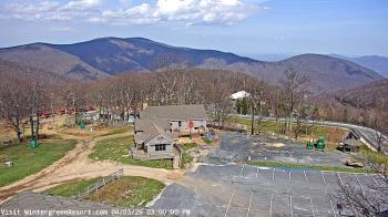 Weather camera view of Wintergreen Mtn. at 3600 ft. elev..