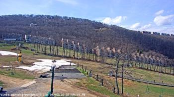 Weather camera view of Wintergreen Mtn. at 3600 ft. elev..