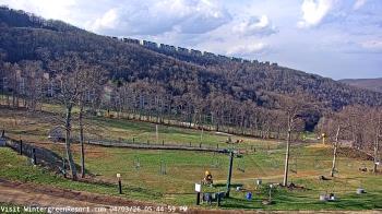 Weather camera view of Wintergreen Mtn. at 3600 ft. elev..