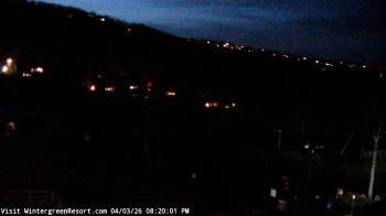 Weather camera view of Wintergreen Mtn. at 3600 ft. elev..