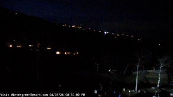 Weather camera view of Wintergreen Mtn. at 3600 ft. elev..