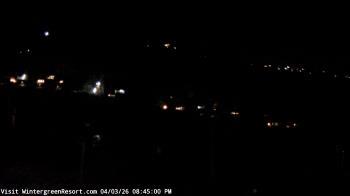 Weather camera view of Wintergreen Mtn. at 3600 ft. elev..
