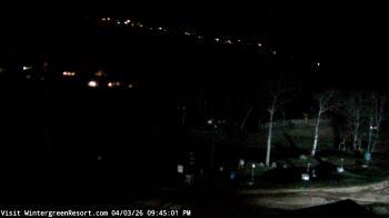Weather camera view of Wintergreen Mtn. at 3600 ft. elev..