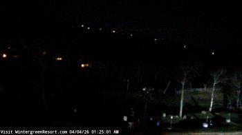 Weather camera view of Wintergreen Mtn. at 3600 ft. elev..