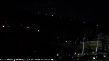 Weather camera view of Wintergreen Mtn. at 3600 ft. elev..