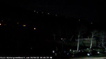 Weather camera view of Wintergreen Mtn. at 3600 ft. elev..