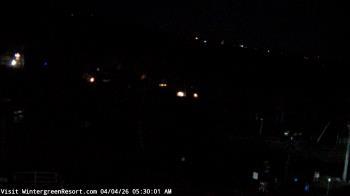 Weather camera view of Wintergreen Mtn. at 3600 ft. elev..