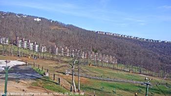 Weather camera view of Wintergreen Mtn. at 3600 ft. elev..