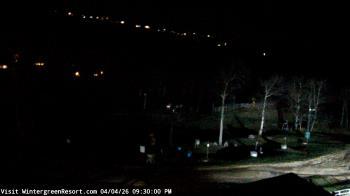 Weather camera view of Wintergreen Mtn. at 3600 ft. elev..