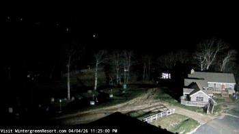 Weather camera view of Wintergreen Mtn. at 3600 ft. elev..