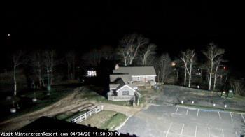 Weather camera view of Wintergreen Mtn. at 3600 ft. elev..