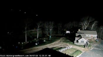 Weather camera view of Wintergreen Mtn. at 3600 ft. elev..