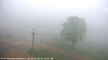 Weather camera view of Wintergreen Mtn. at 3600 ft. elev..