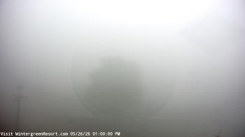 Weather camera view of Wintergreen Mtn. at 3600 ft. elev..