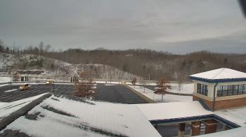 Weather camera view of Wrigley Elementary School.