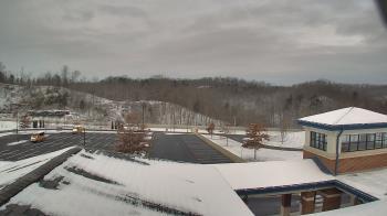 Weather camera view of Wrigley Elementary School.