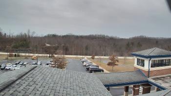 Weather camera view of Wrigley Elementary School.