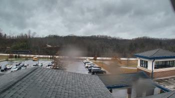 Weather camera view of Wrigley Elementary School.