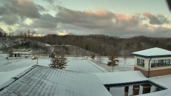 Weather camera view of Wrigley Elementary School.