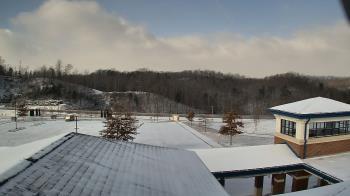 Weather camera view of Wrigley Elementary School.