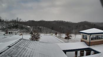 Weather camera view of Wrigley Elementary School.