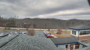 Weather camera view of Wrigley Elementary School.