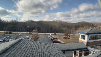 Weather camera view of Wrigley Elementary School.