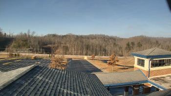 Weather camera view of Wrigley Elementary School.