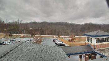Weather camera view of Wrigley Elementary School.