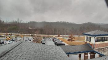 Weather camera view of Wrigley Elementary School.